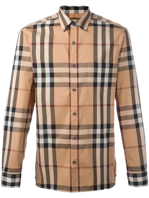 burberry blouse heren wit